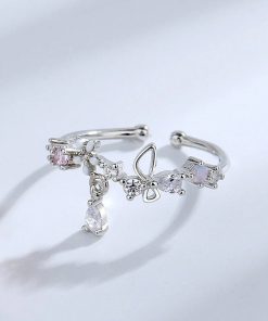 Butterfly Garden Adjustable Ring